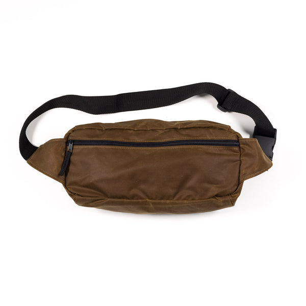 BROWNTROUTS Big Hipbag - waxed cotton