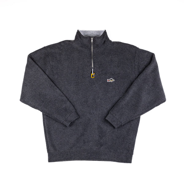 ABORRE FLEECE Hook Neck - dark grey