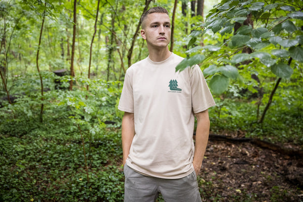 TREES Logo T-shirt - ecru