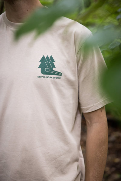 TREES Logo T-shirt - ecru