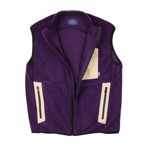 SMOOTHIE FLEECE vest - purple