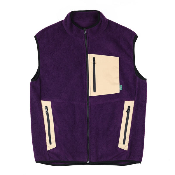 SMOOTHIE FLEECE vest - purple