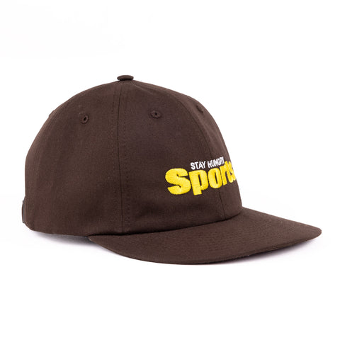 BLOCK 90´s Cap – brown / yellow