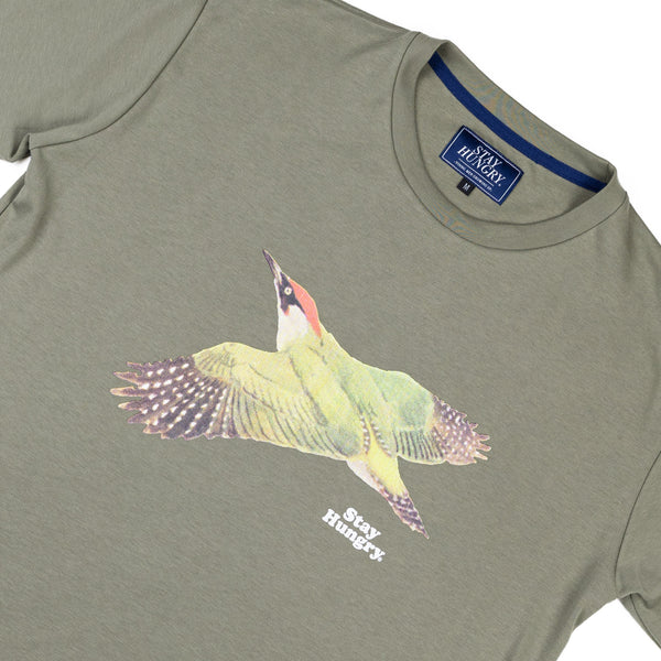 WOODPECKER T-shirt - leafgreen