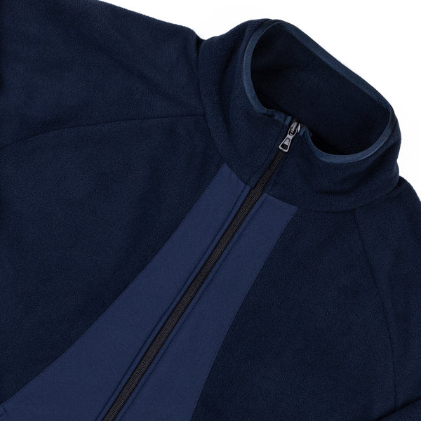 SMOOTHIE POCKET fleece jacket – navy