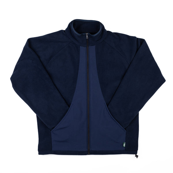 SMOOTHIE POCKET fleece jacket – navy