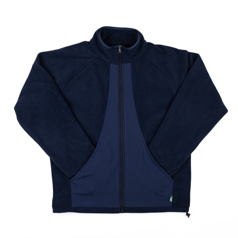 SMOOTHIE POCKET fleece jacket – navy