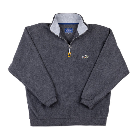 ABORRE FLEECE Hook Neck - dark grey