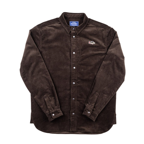 ABORRE CLASSIC OVERSHIRT – brown corduroy