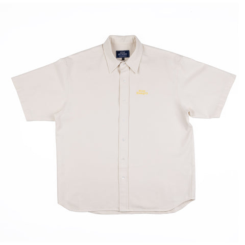 SMOOTHIE Shortsleeve Shirt - cross twill ecru