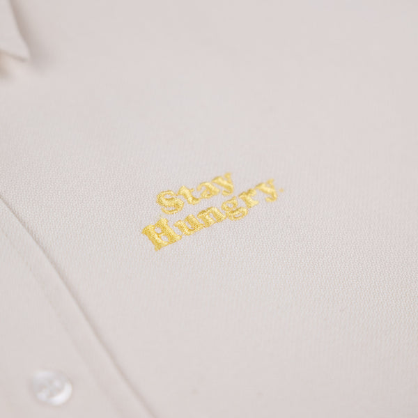 SMOOTHIE Shortsleeve Shirt - cross twill ecru