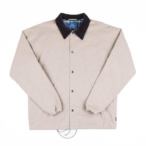 SMOOTHIE POCKET coach jacket – sand ripstop