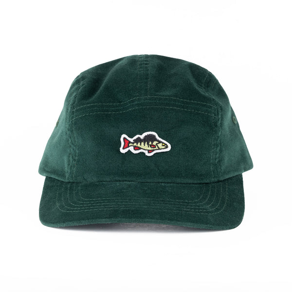 ABORRE 5 Panel Cap - green velvet