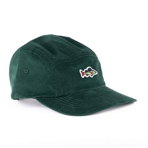 ABORRE 5 Panel Cap - green velvet