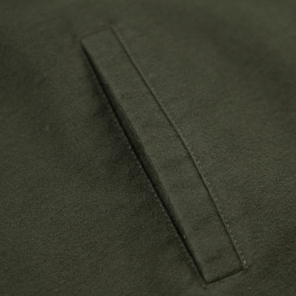 BROWNTROUTS coach jacket – green moleskin