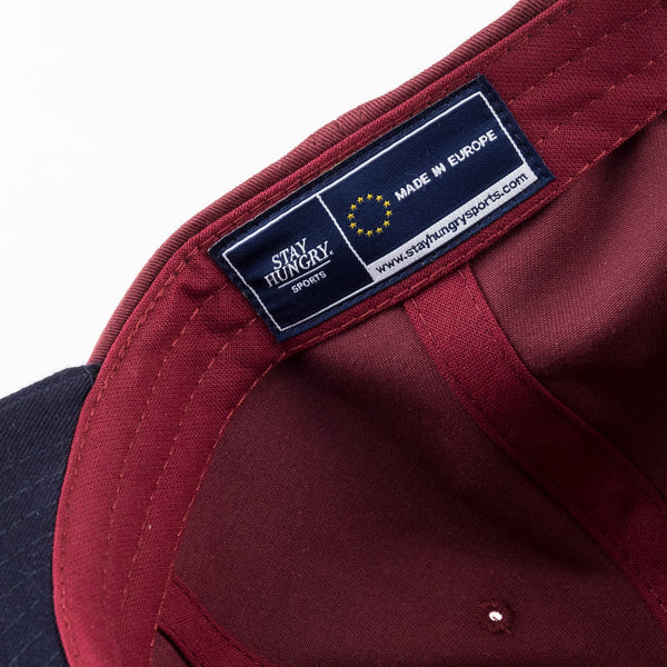 SONRI 90´s Cap - bordeaux / navy
