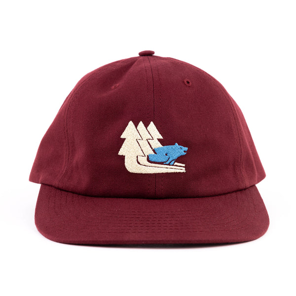 KARHU X STAY HUNGRY CAP - bordeaux cotton canvas