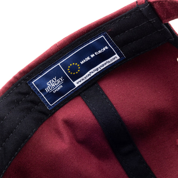 KARHU X STAY HUNGRY CAP - bordeaux cotton canvas