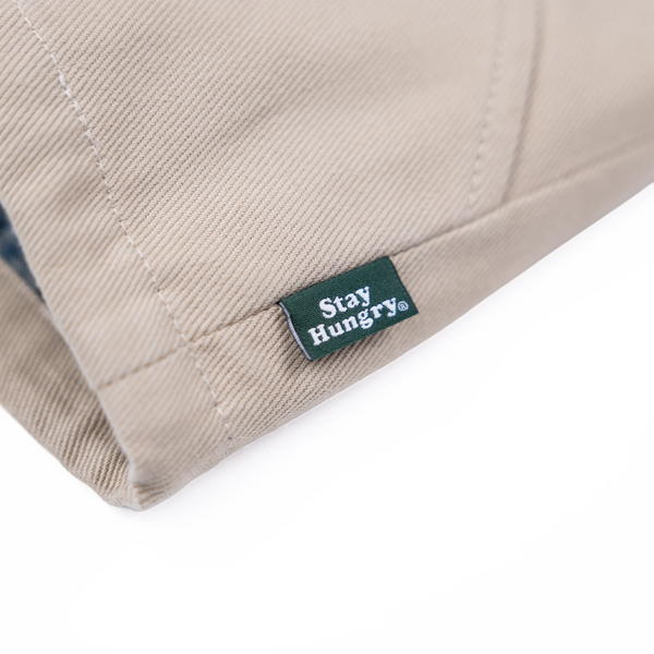 SMOOTHIE POCKET coach jacket V2 – sand cotton canvas