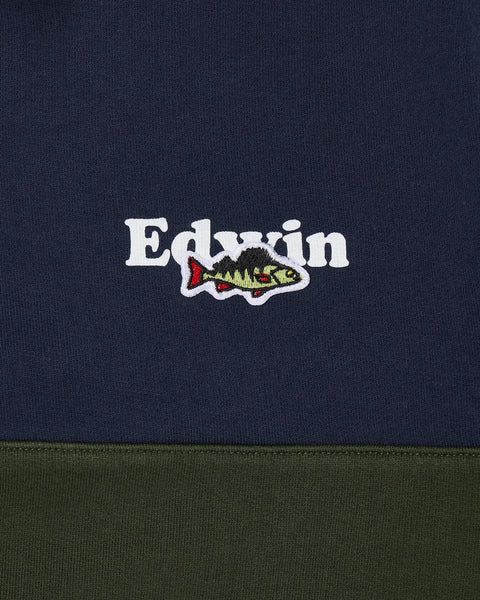 EDWIN x SHS RUGBY POLO - navy blazer