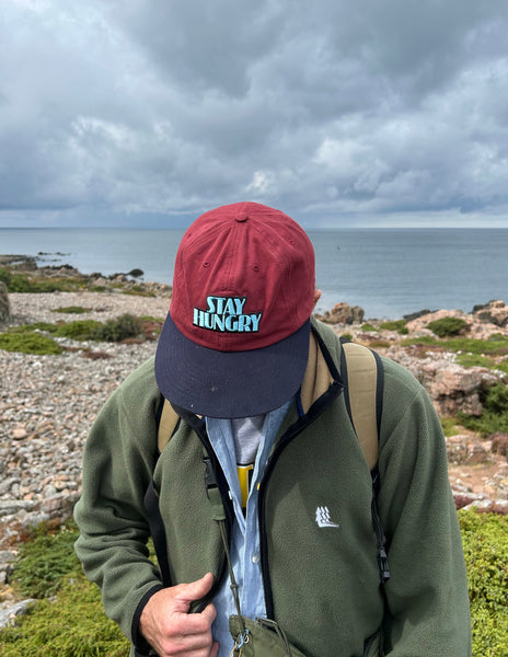 SONRI 90´s Cap - bordeaux / navy